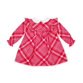LITTLE A KYLIE Check Dress with Peter Pan Collar